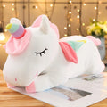 Soft Unicorn Plush – White or Pink, 25–100 cm