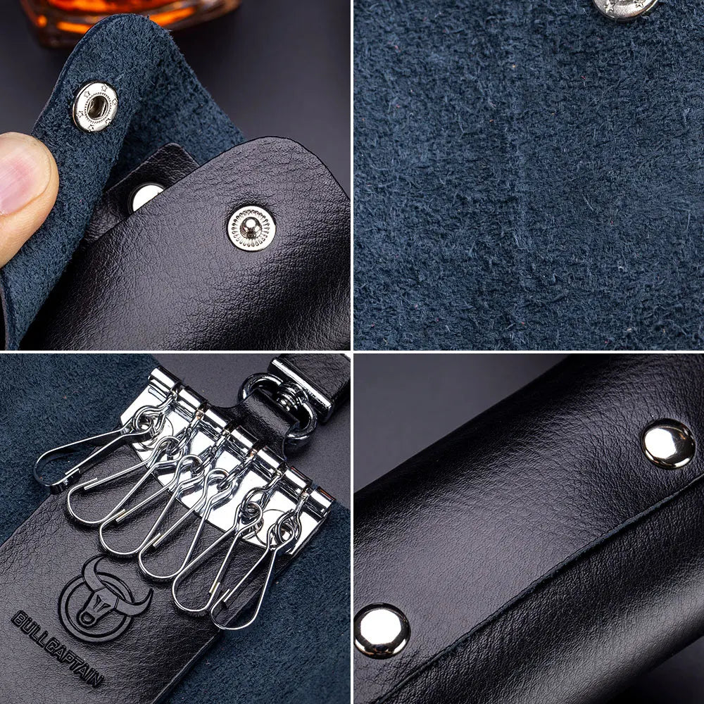 Split-Leather Key Case