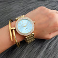 CONTENA Women's Rhinestone Quartz Bracelet Watch