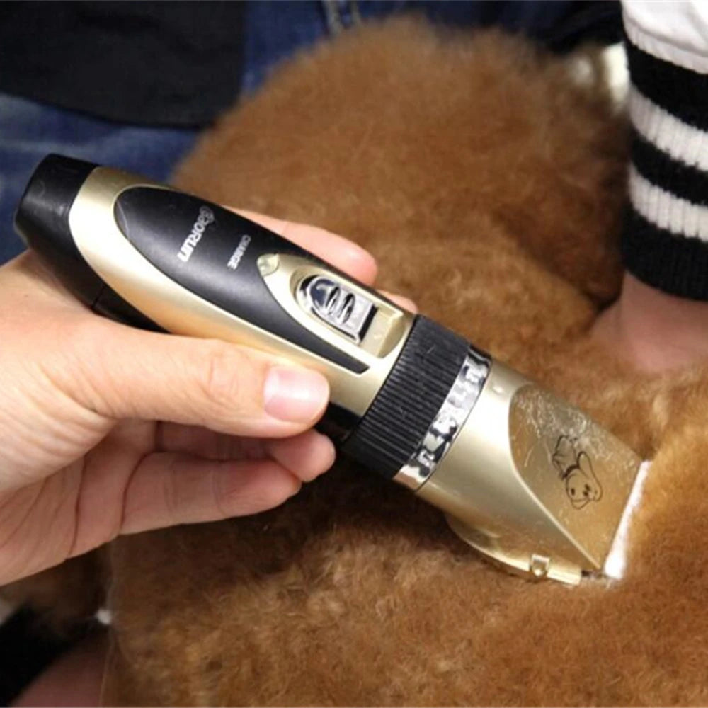 BaoRun Rechargeable Pet Grooming Clippers – Black Kit Options