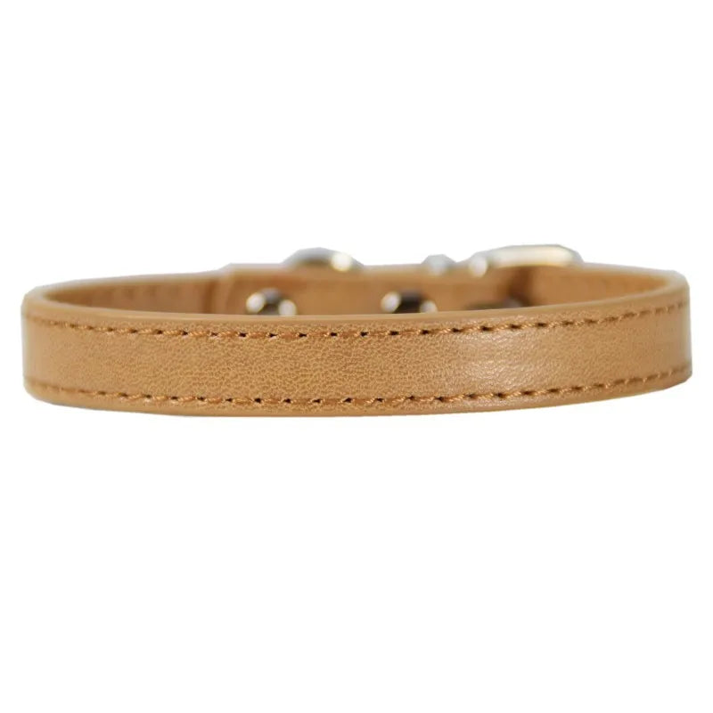 Adjustable Pet Collars – Plain, Glitter & Rhinestone Styles