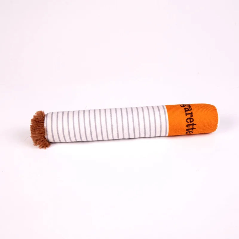 Novelty Cigarette-Box Plush Dog Toy – Set or Single Piece