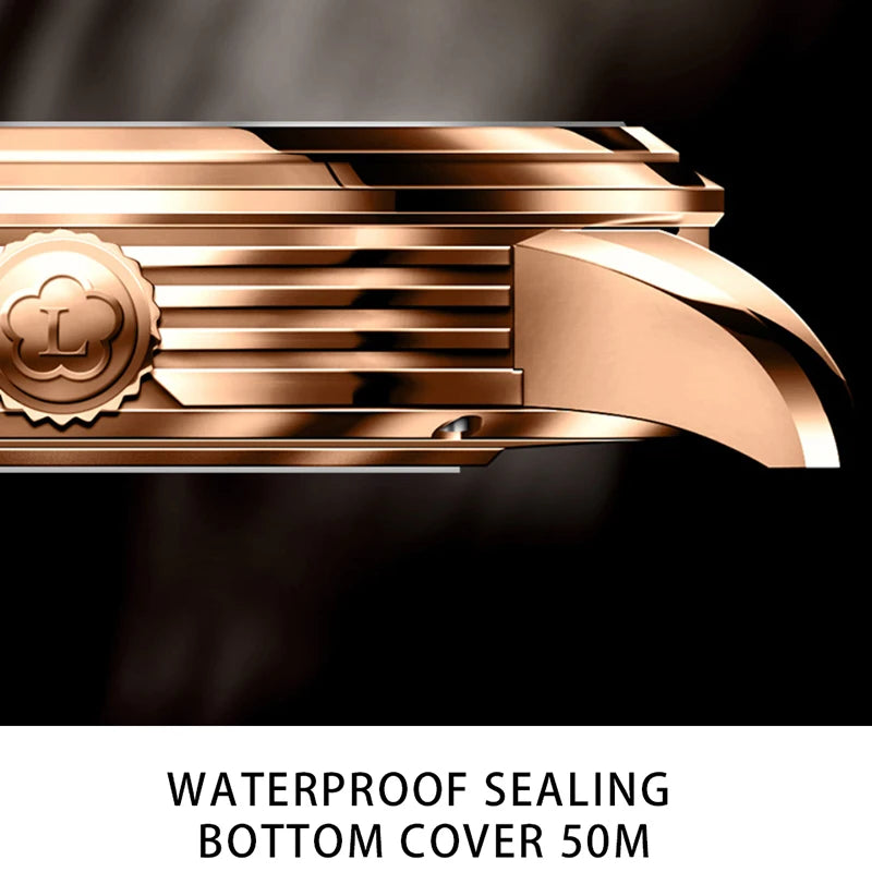 LOBINNI 9017 Open-Heart Automatic Watch