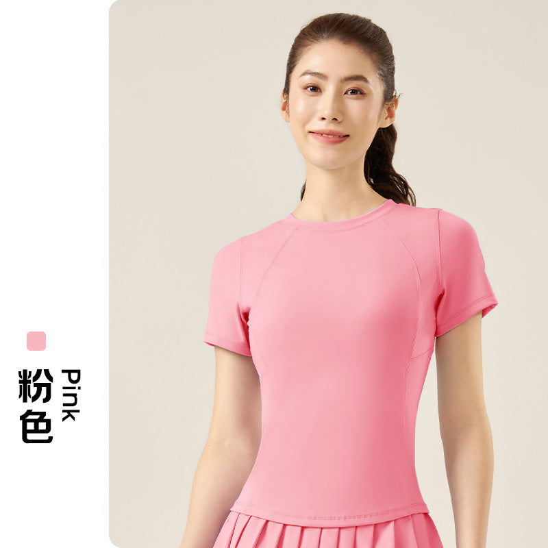 Women’s Short-Sleeve Stretch Yoga T-Shirt