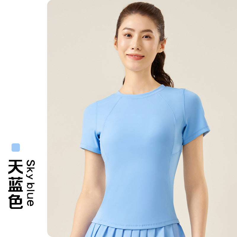 Women’s Short-Sleeve Stretch Yoga T-Shirt