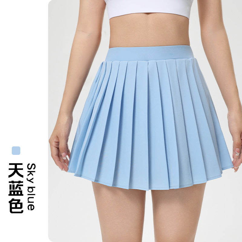 Women’s High-Waist Pleated Tennis Skort with Pocket