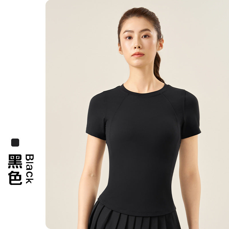 Women’s Short-Sleeve Stretch Yoga T-Shirt