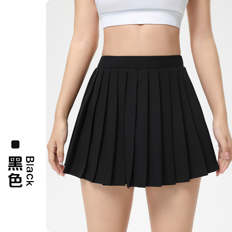 Women’s High-Waist Pleated Tennis Skort with Pocket