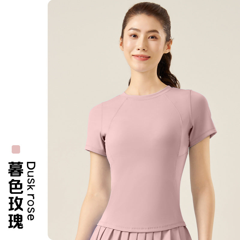 Women’s Short-Sleeve Stretch Yoga T-Shirt