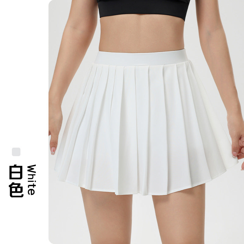 Women’s High-Waist Pleated Tennis Skort with Pocket