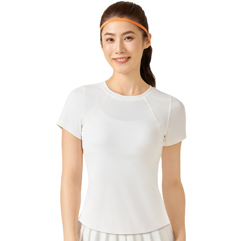 Women’s Short-Sleeve Stretch Yoga T-Shirt