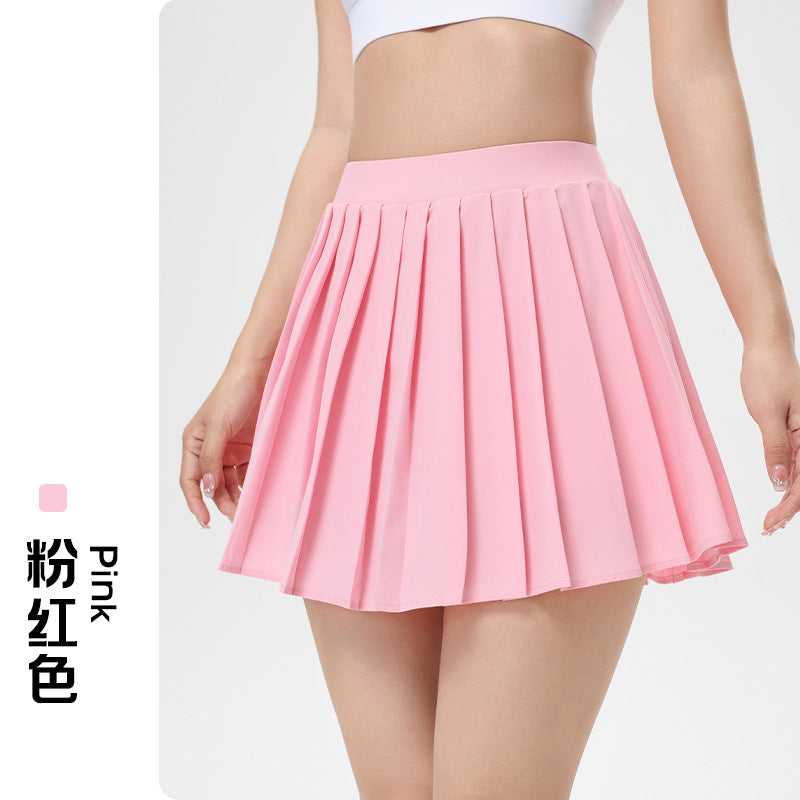 Women’s High-Waist Pleated Tennis Skort with Pocket