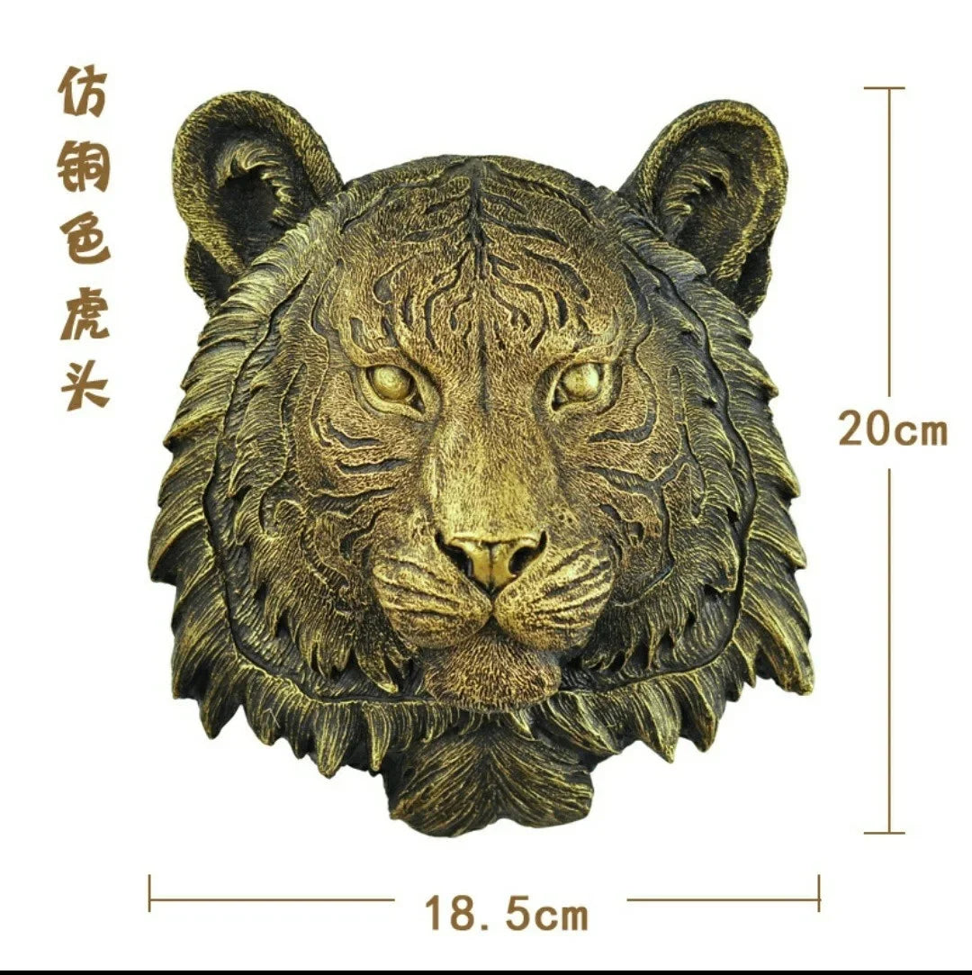 Resin Animal Head Wall Décor