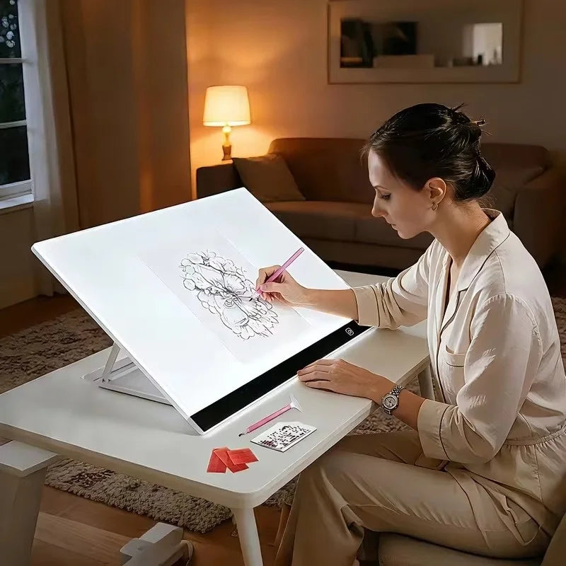 A3 LED Tracing Light Pad – 3 Brightness Levels