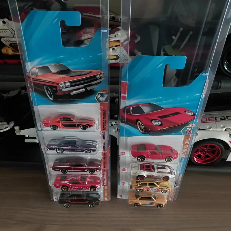 Wall-Mounted Diecast Car Display Organizer – 3, 5 or 10 Pieces