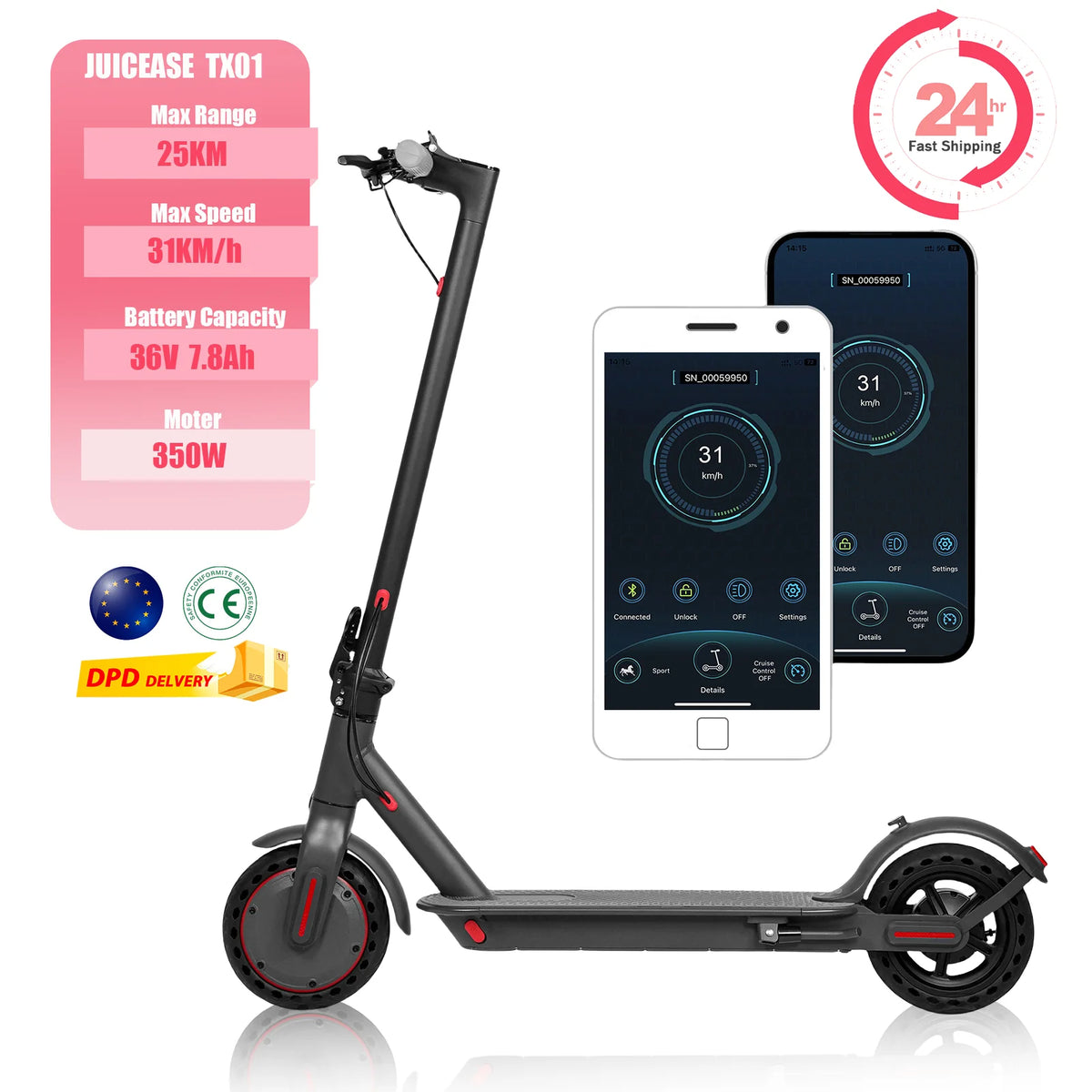 Foldable Electric Scooter – A1MAX & TX01 Model Options