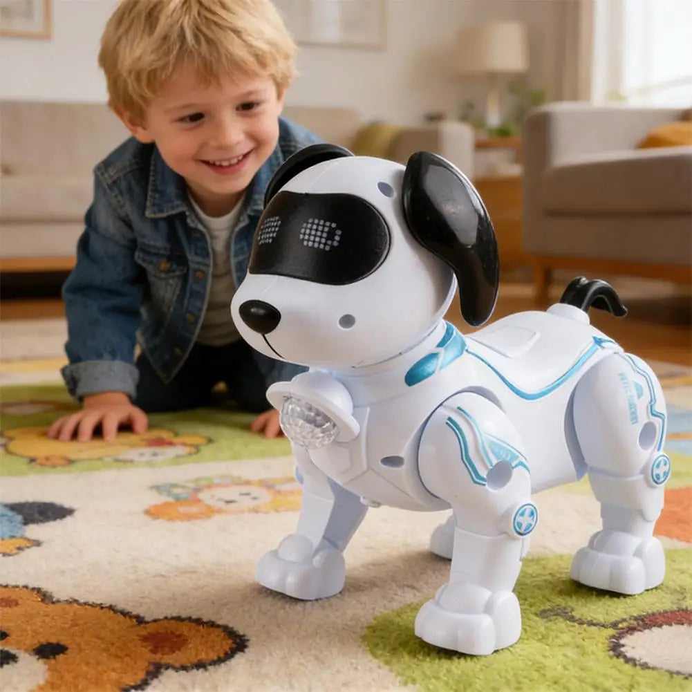 Walking Robot Dog with Music & Lights