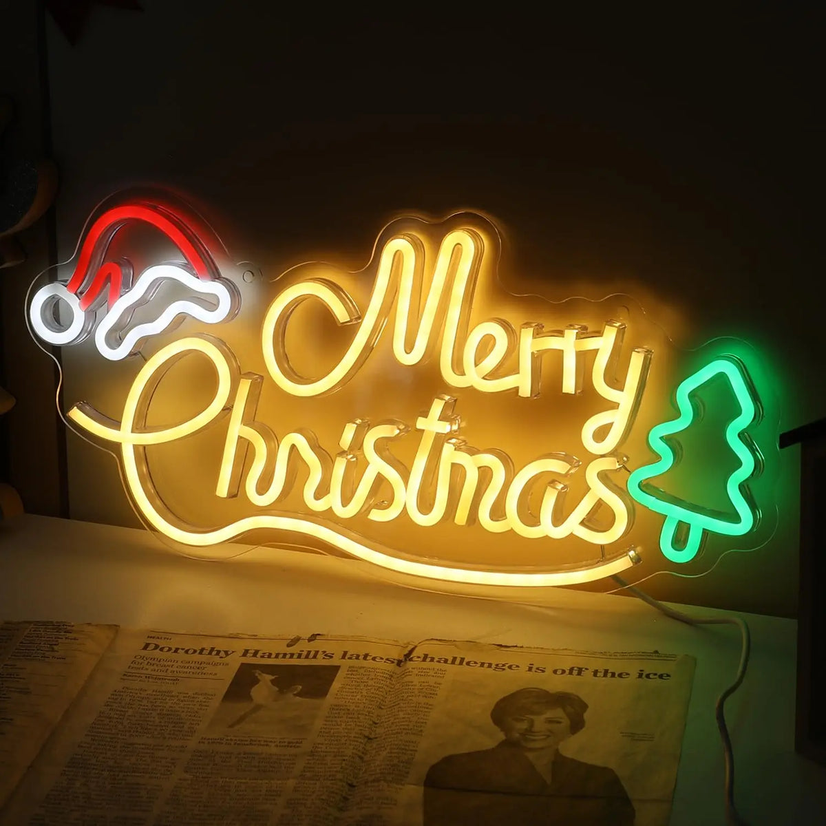 Christmas LED Neon-Style Signs – Holiday Design Options