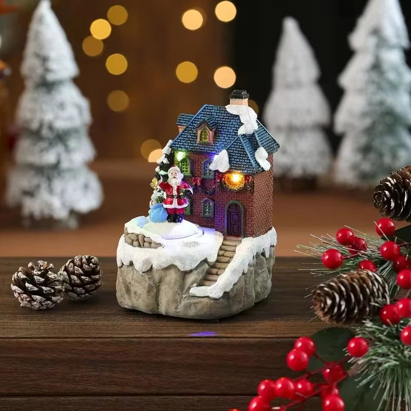 Light-Up Christmas Village Shop Decoration