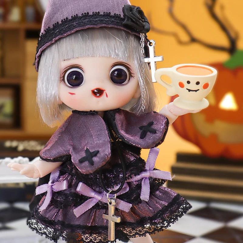 13 cm Halloween BJD Doll, Outfit & Parts Options