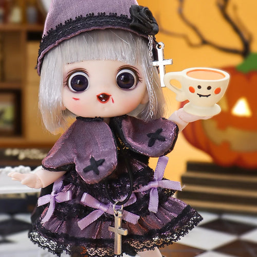 13 cm Halloween BJD Doll, Outfit & Parts Options