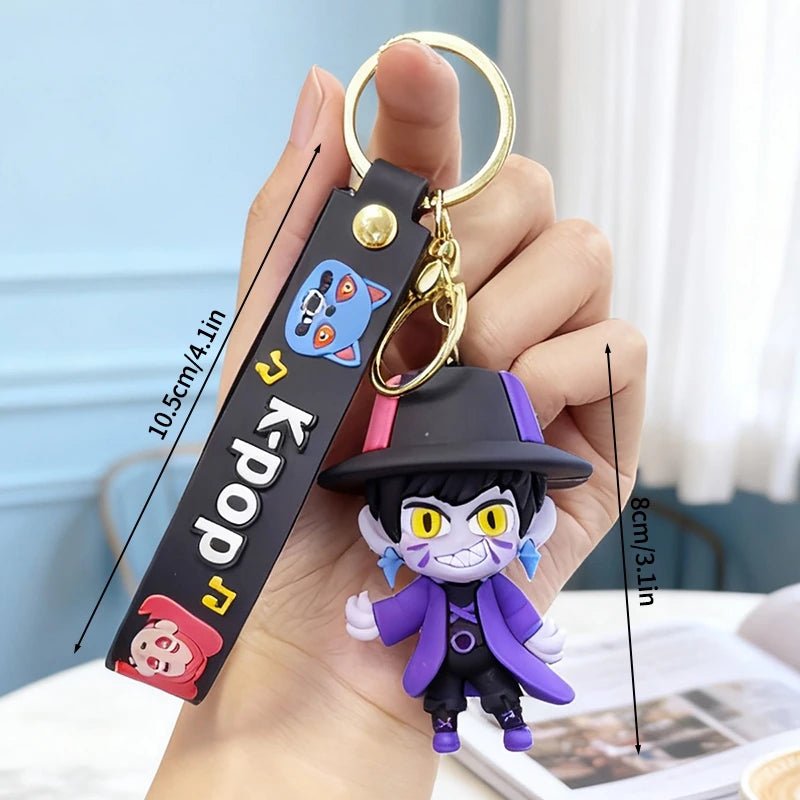 K-Pop Character PVC Keychain & Backpack Charm