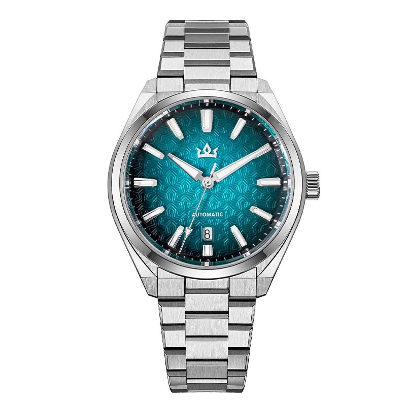 K014 Automatic Bracelet Watch – Patterned Dial