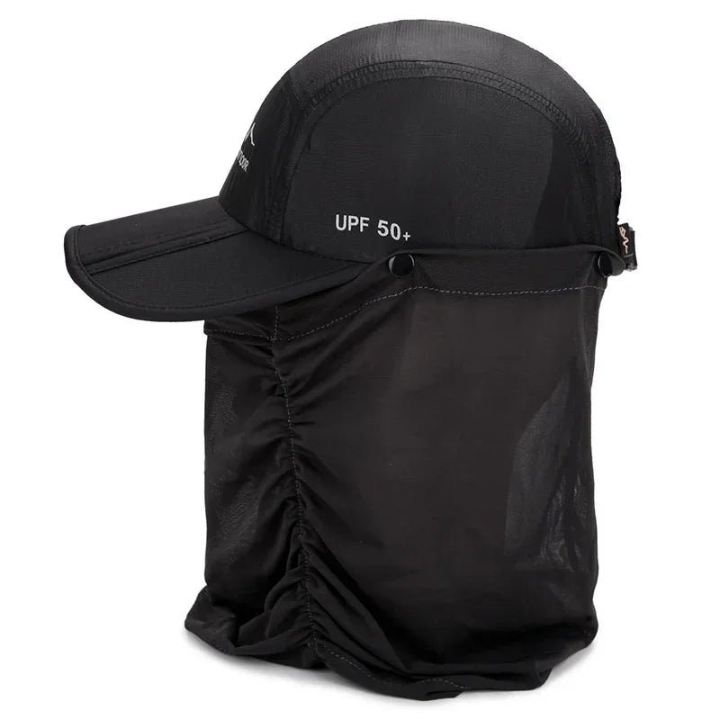 Adjustable Outdoor Cap with Face and Neck Cover