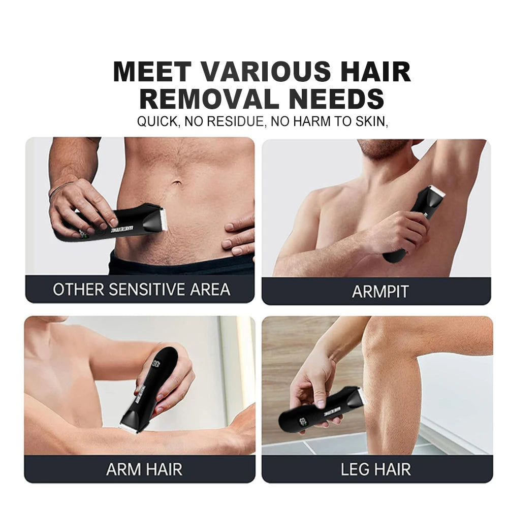 Rechargeable Body Trimmer with Grooming Kit Options