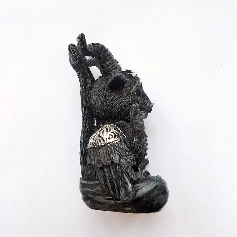 Gothic Goat Resin Figurine