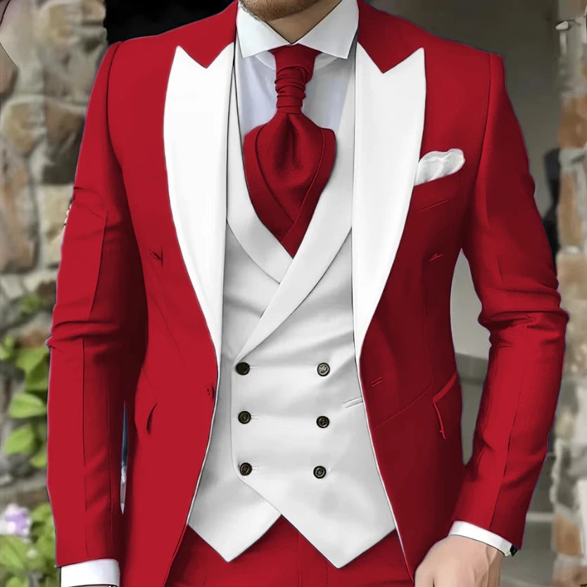 Men's Classic Formal Suit for Weddings & Special Occasions