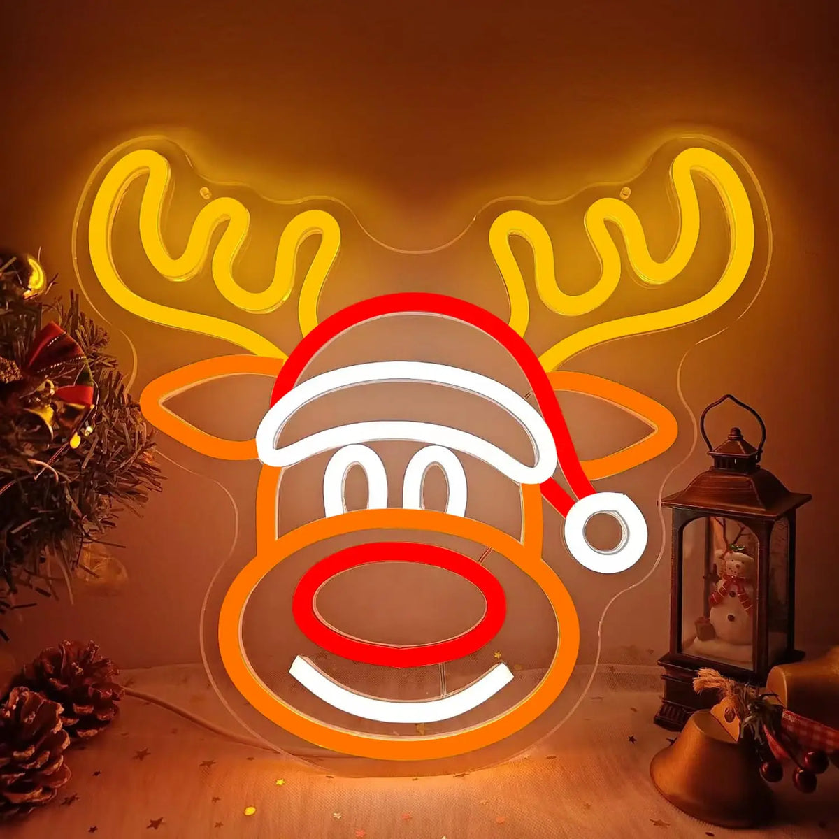 Christmas LED Neon-Style Signs – Holiday Design Options