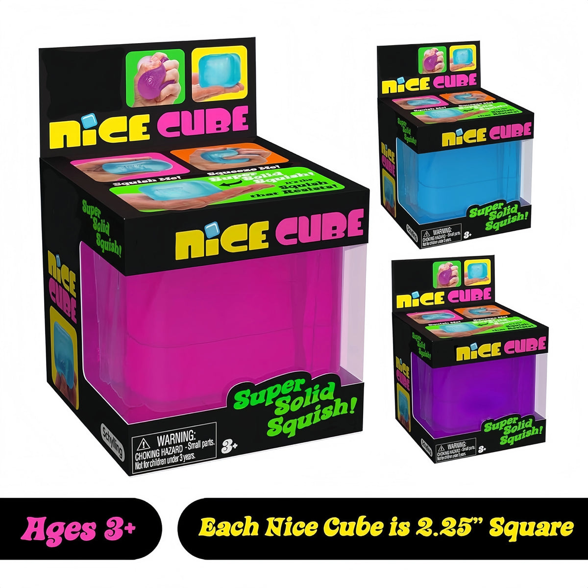 Ice Cube Slow-Rebound Squishy Fidget Toy