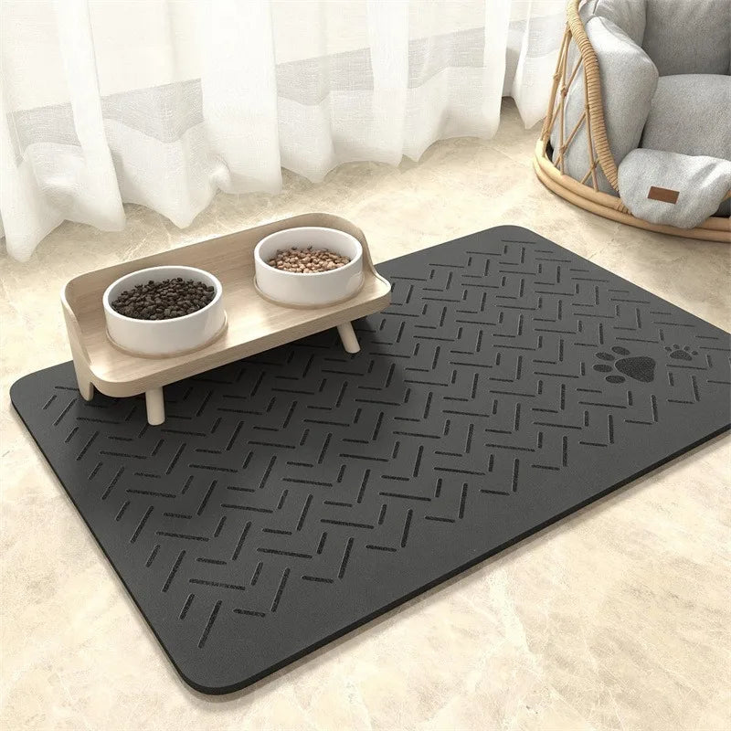 Paw-Print Pet Feeding Mat – Small or Large
