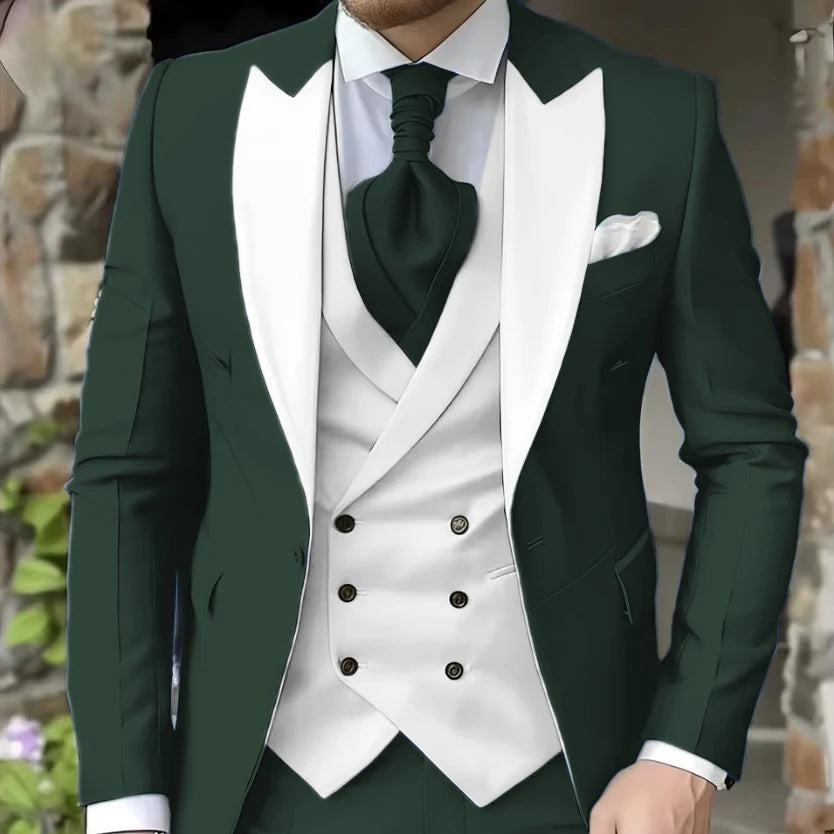 Men's Classic Formal Suit for Weddings & Special Occasions