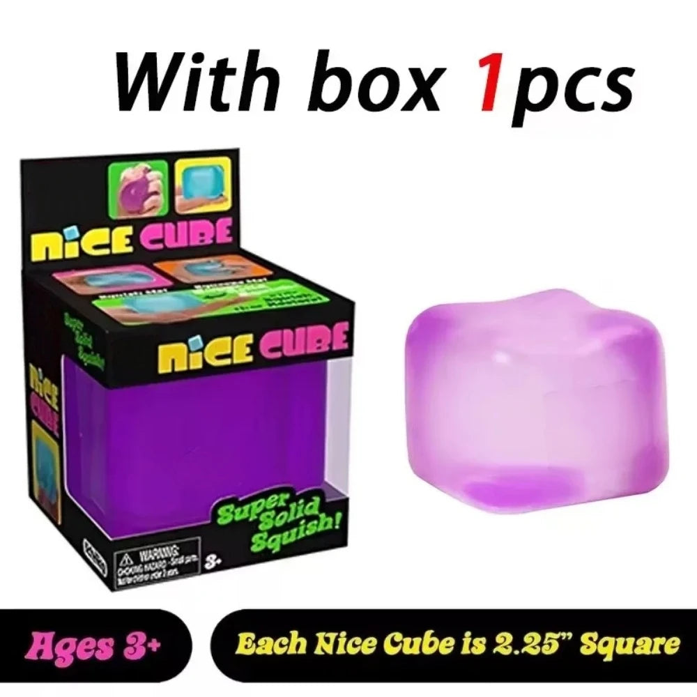 Ice Cube Slow-Rebound Squishy Fidget Toy