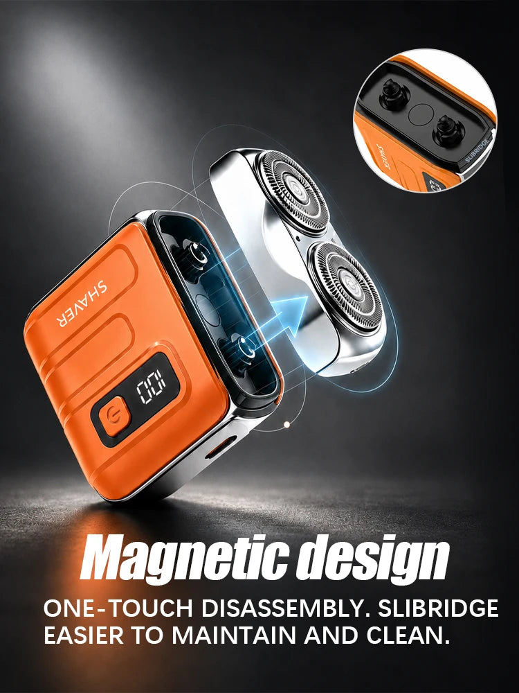Mini USB Rechargeable Dual-Head Electric Shaver