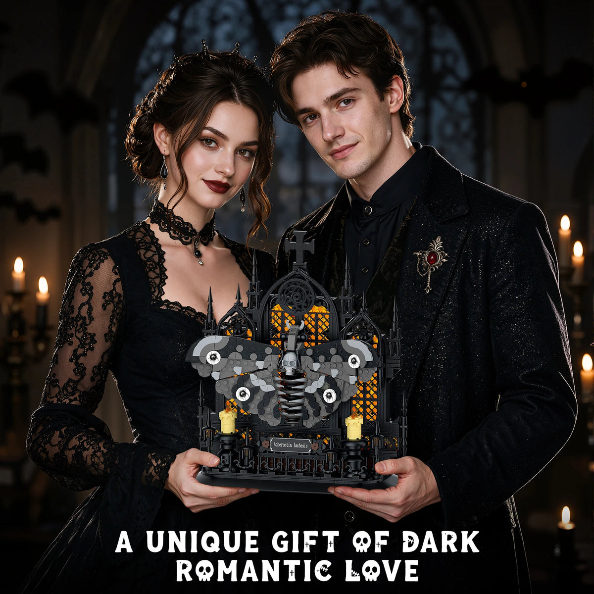 Gothic Death's-Head Moth Building Set – 755 Pieces