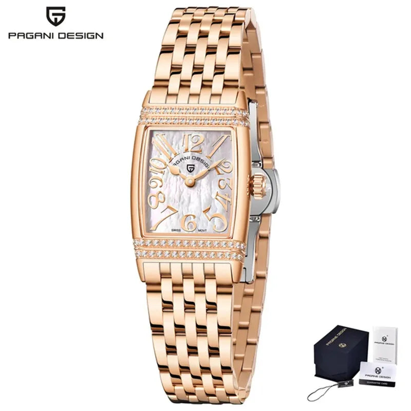 PAGANI DESIGN PD-1737L Women's Rectangular Quartz Watch