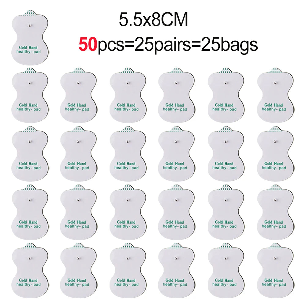 8-Mode Dual-Channel Electronic Muscle Stimulator & Pad Options