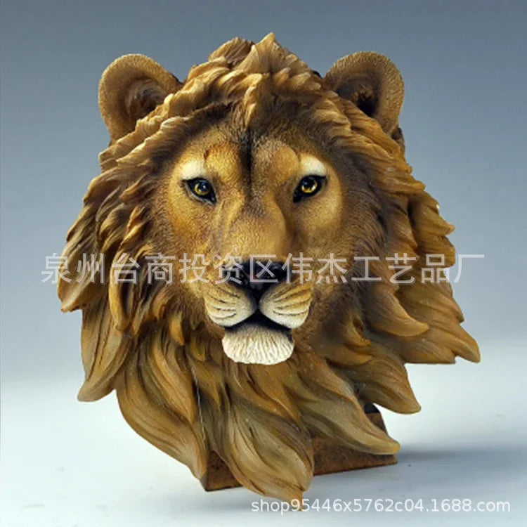 Resin Animal Head Wall Décor
