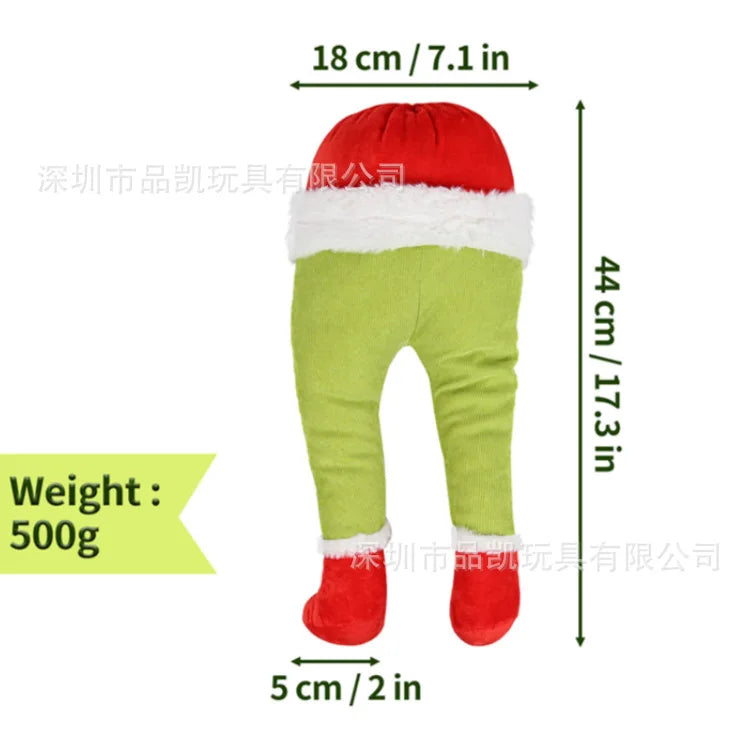 Green Monster Christmas Decorations – Wreath & Hanging Style Options