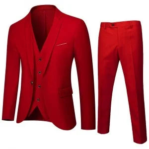 Men's Single-Breasted Suit for Weddings & Formal Occasions