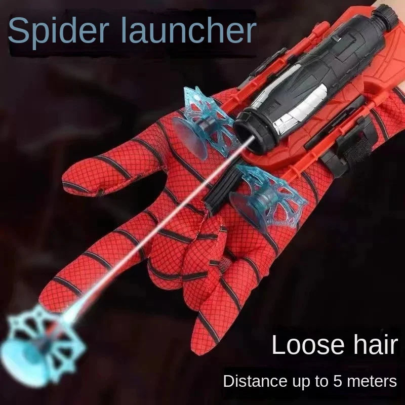 Spider Web Wrist Launcher Toy with Glove – Cosplay Set