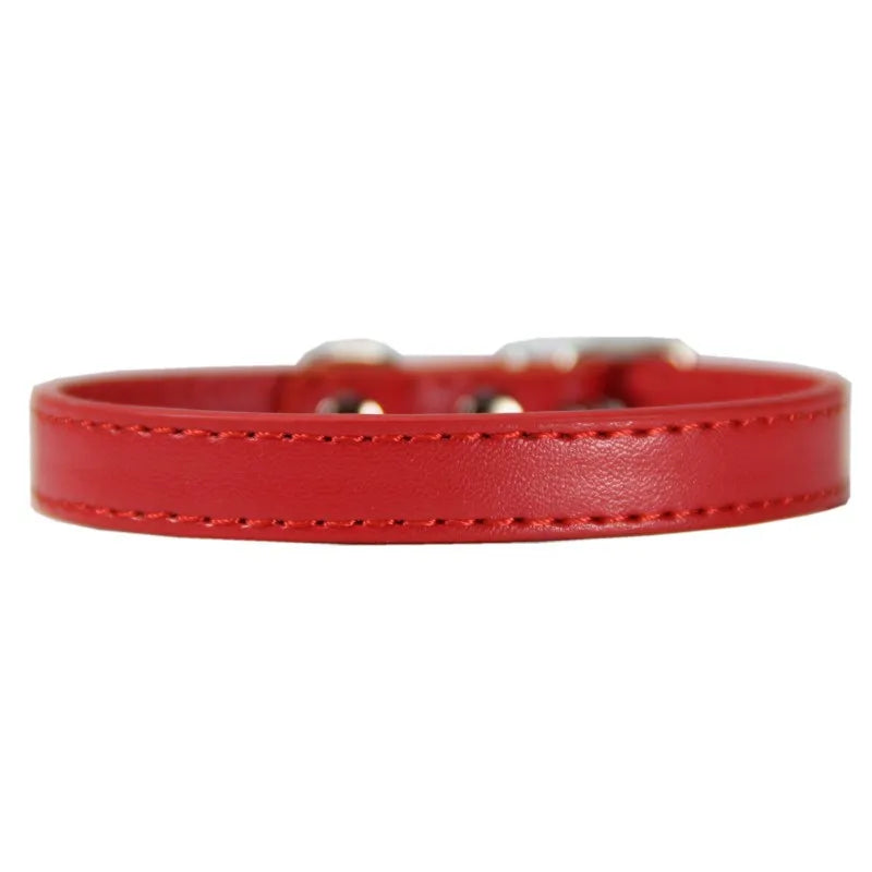 Adjustable Pet Collars – Plain, Glitter & Rhinestone Styles