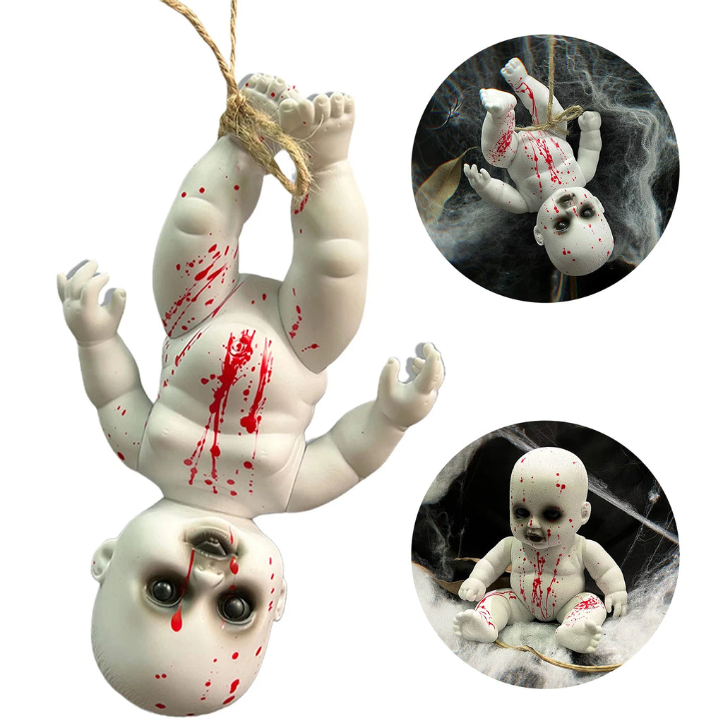 Creepy Horror Doll Decoration – Blood-Stained Designs