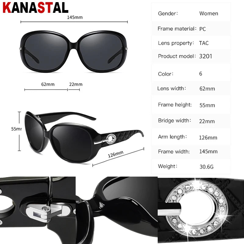 Polarized Full-Frame Sunglasses, UV400 Supplier-Rated
