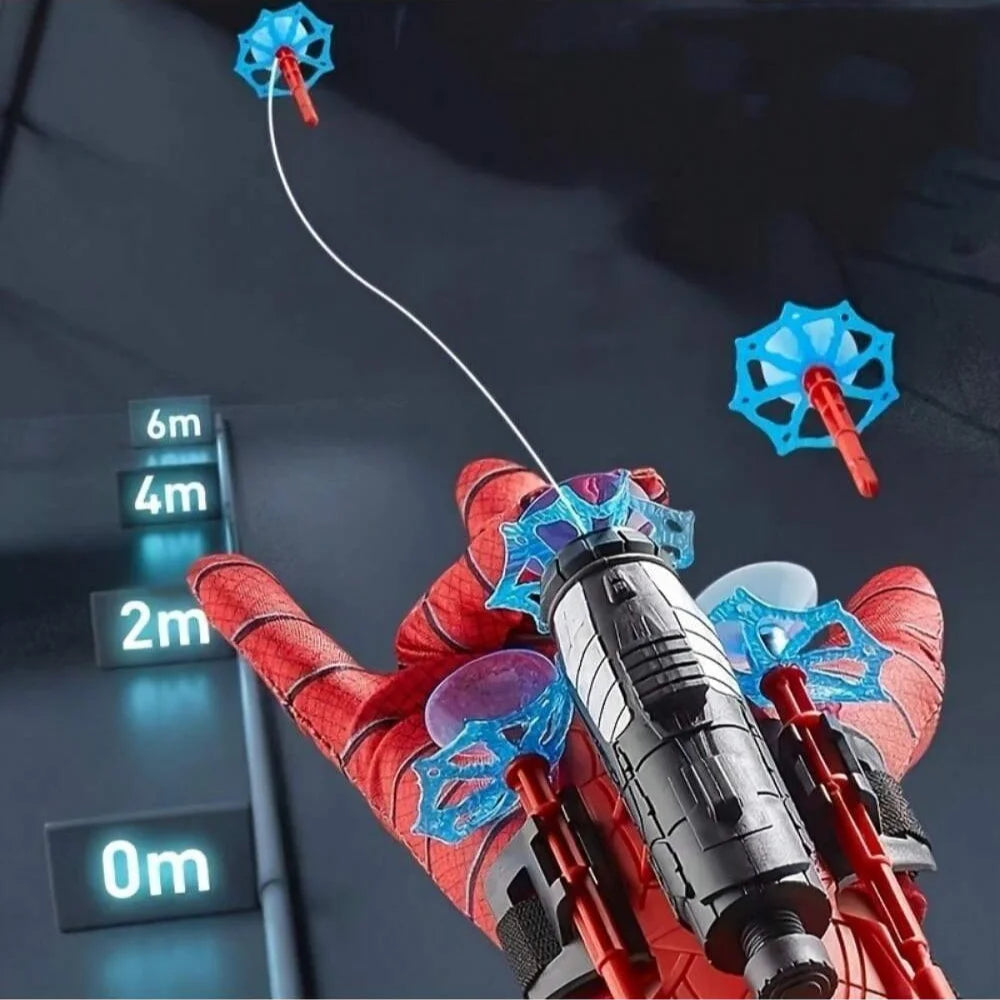 Spider Web Launcher Toy with Glove – Red & Blue