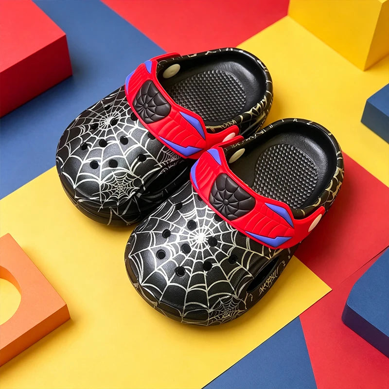 Kids’ Spider Web Clogs with Heel Strap