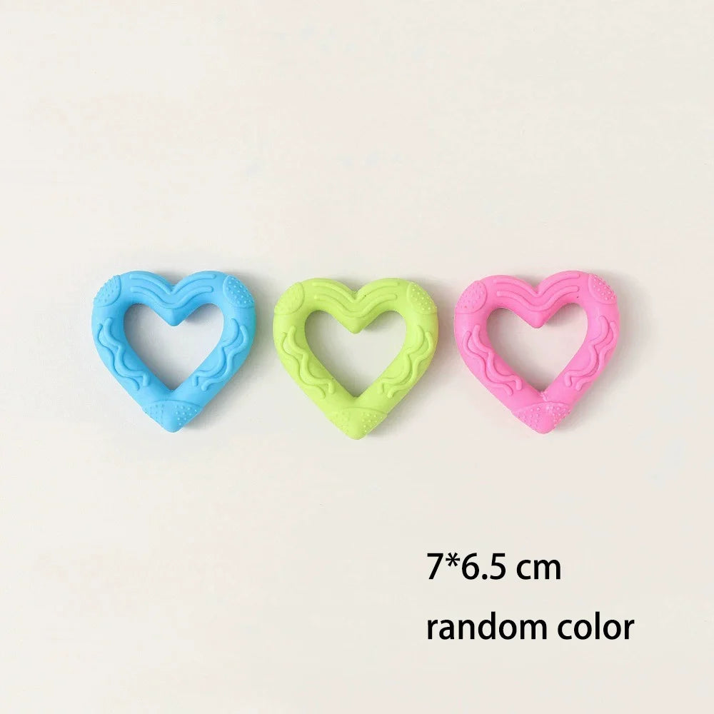 Textured Dog Play Toys – One or Three Pieces, Random Colors